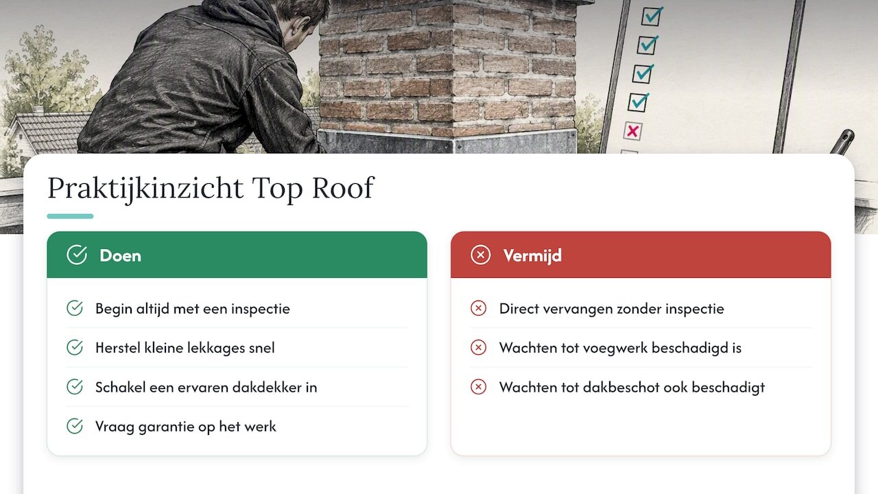 Praktijkinzicht van Top Roof: wat wij doen en waarom — overview diagram